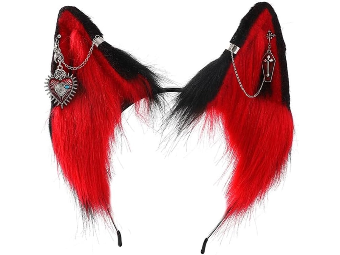 Diadema De Peluche Estilo Anime Punk Para Cosplay, Halloween, Fiestas, Eventos De Cómics.