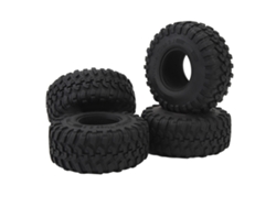 Mali 4pcs Pele de Pneu de Borracha Rc 2.2 Polegadas para Carro Crawler Rc Scx10 1/10 Resistente À Abrasão