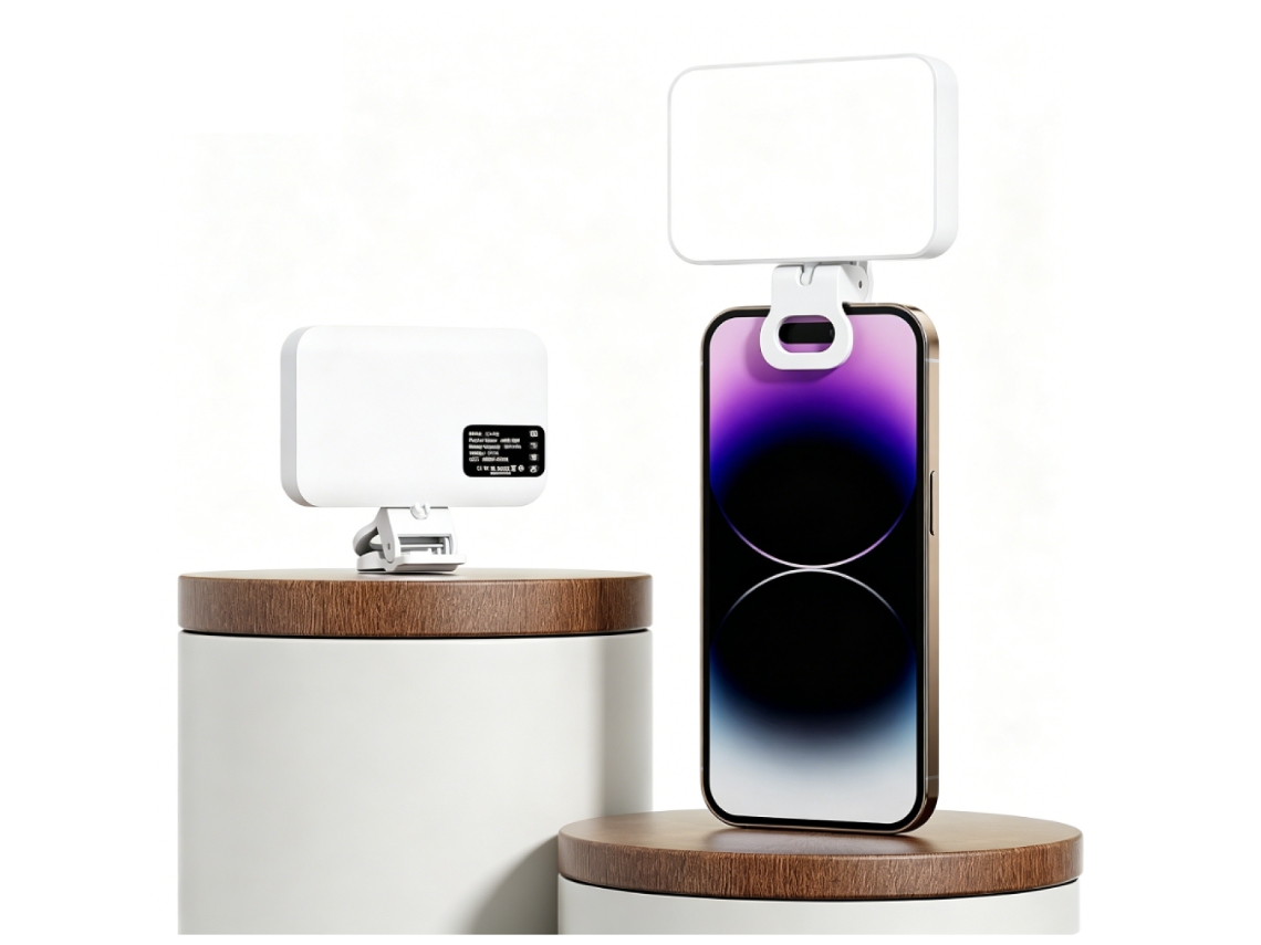 Sstrwgood Luz De Relleno De Bolsillo Con 3 Modos, 10 Niveles Y Batería De 2000mah, Para Móvil Y Portátil