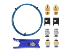 Kit De Tubo De Ptfe De 40 Cm Con Cortador Y Racores Pc4-m6/m10 Para Impresoras 3d Ender3/creality