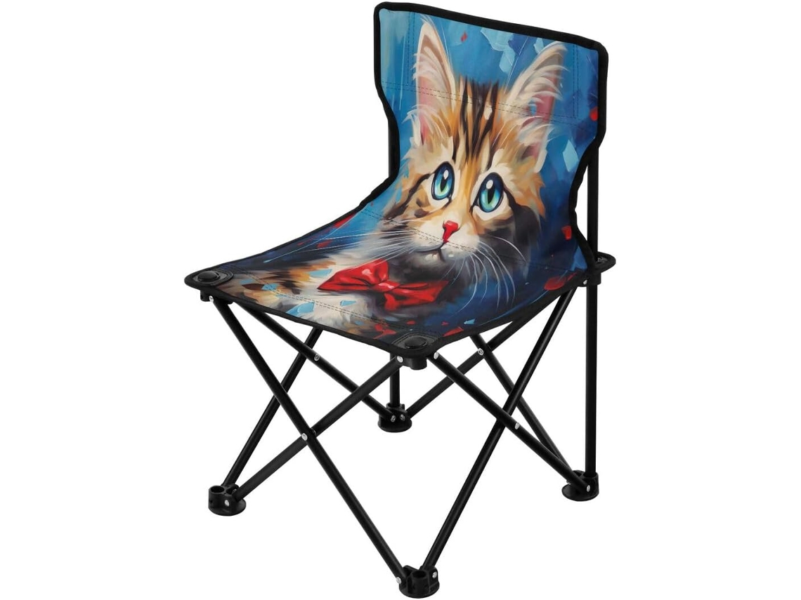 Silla Plegable De Camping Con Resistente Duradera Portátil Fácil Instalar