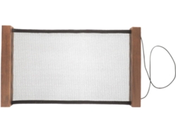 Organizador Pared Capacidad Rejilla Malla Estable Diseño Creativo Madera Marrón Almacenamiento Fácil Práctico
