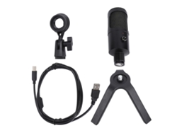 Micrófono De Gaming Usb Para Pc Mic Condensador Con Mute Y Montaje Antichoque Para Podcasts Y Streaming