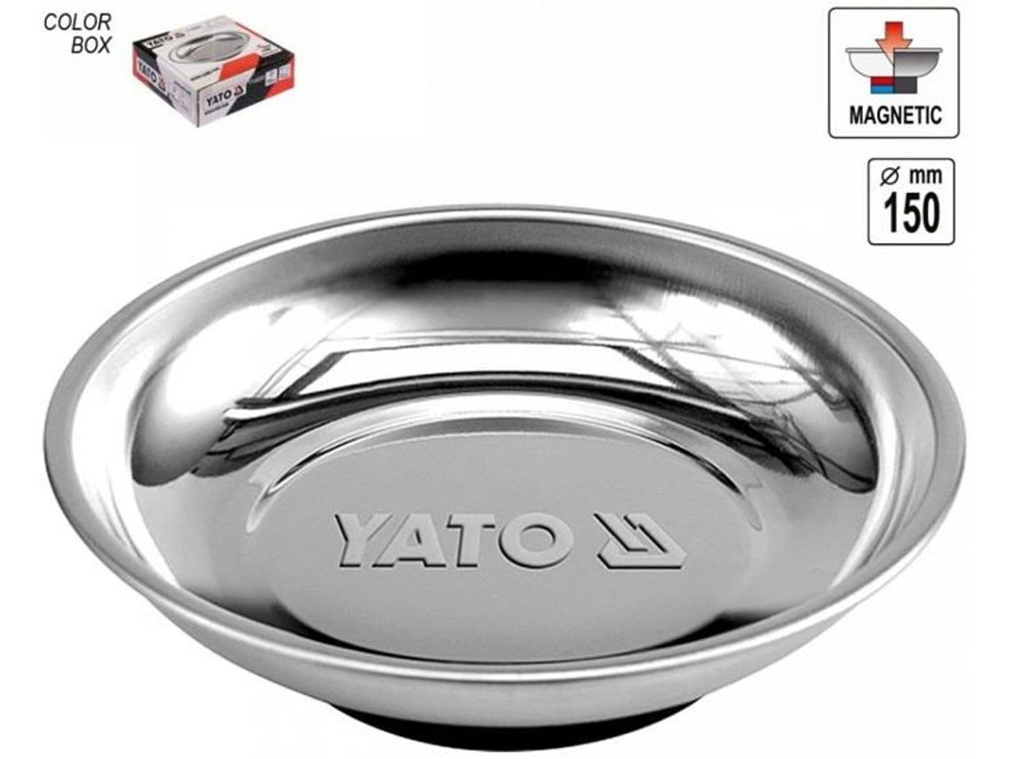 Plataforma para herramientas con base magnética de acero inoxidable Yato Yt 0830 de 150 mm