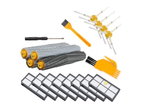 Kit de piezas de repuesto de cepillos de filtros Ad-Hepa para Irobot Roomba 980 990 900 870 800 Kit de accesorios