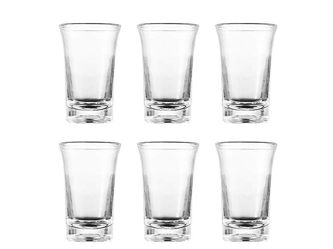 Piezas para vasos de vidrio, vasos de chupito, 35 ml (acrílico)