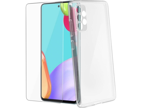 Carcasa + Protector Samsung Galaxy A52 AVIZAR Transparente