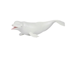 Vlola-modelo De Ballena Beluga De Pvc Simulación Figura De Animal Decoración Juguete Estatua Escultura