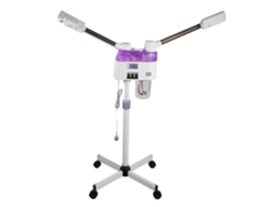 Rociador de agua caliente y fría de doble tubo, 800 W de potencia, boquilla giratoria de 360°, color marfil OEM