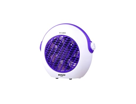 BASTILIPO - TVC-2000M, Termoventilador vertical blanco/violeta, 1000/2000W, termostato