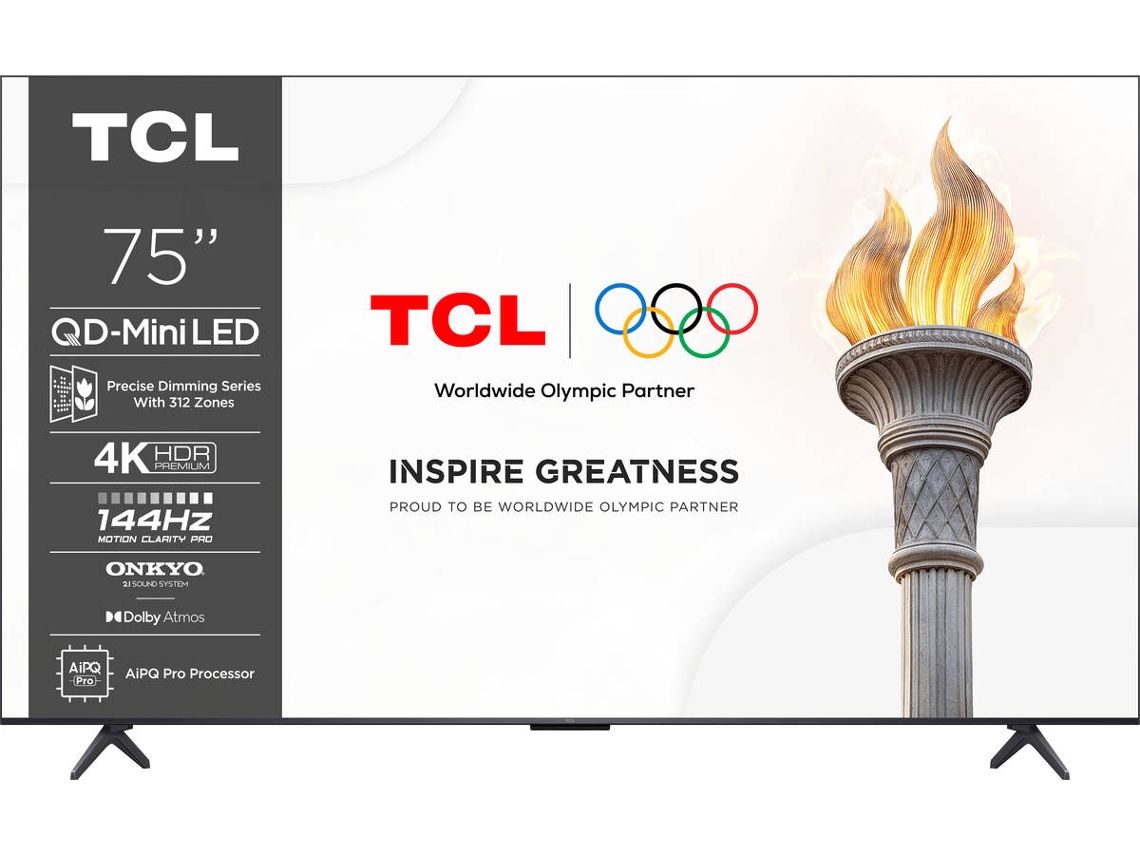 TV TCL 75C6K (MiniLed - 75'' - 189 cm - 4K Ultra HD - Smart TV)