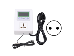 Controlador De Temperatura Inteligente Con Gran Pantalla Led Digital, Enchufe Europeo De 110-240 V.