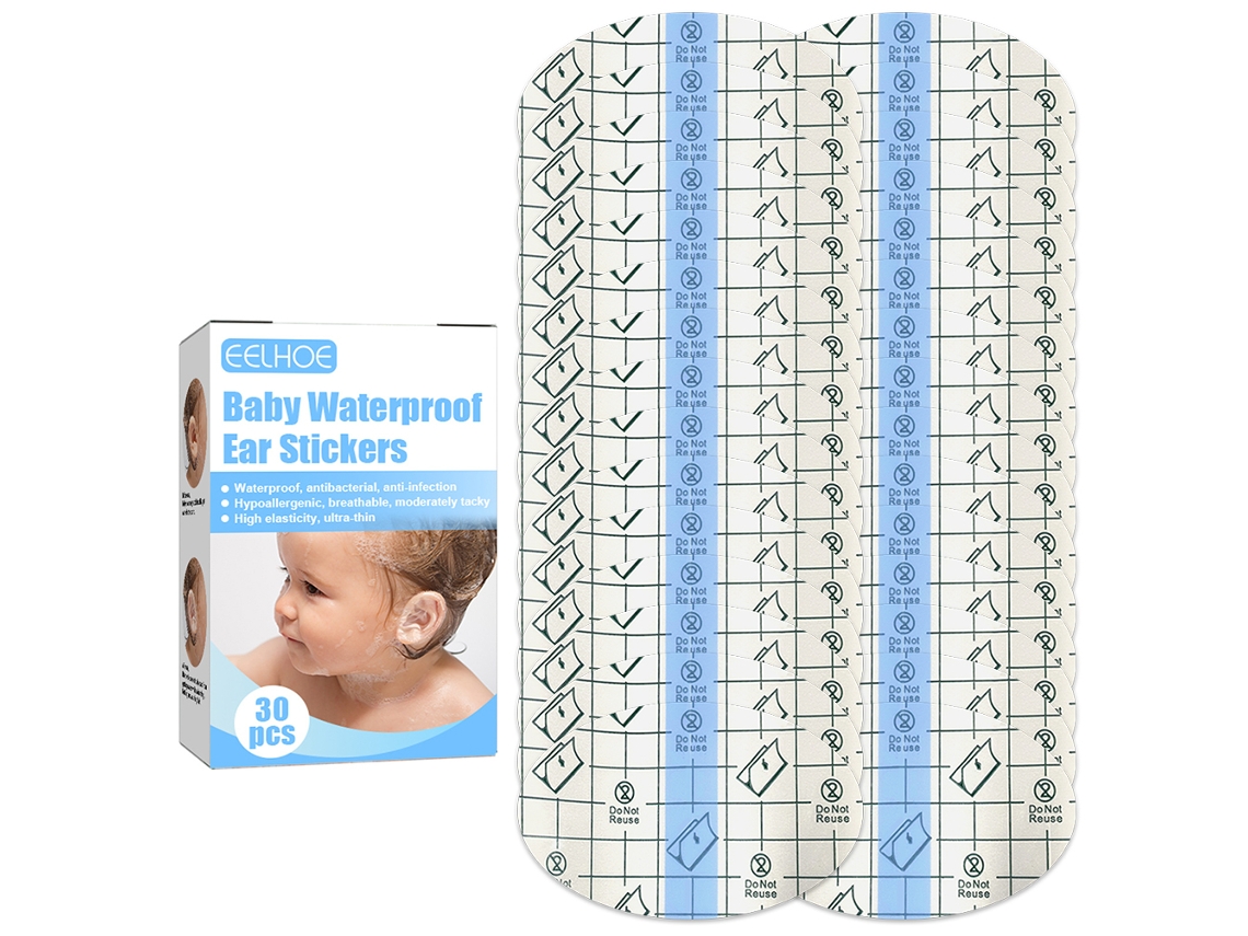30 Unidades/caja De Protectores Auditivos Impermeables Para Bebés Para La Piscina Y El Baño.