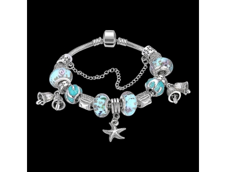 Pulsera de moda exquisita DIY Azul de 5 colores Pulsera de personalidad BR