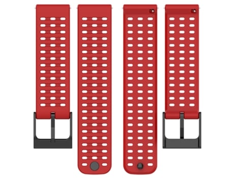 Correa de reloj de silicona para reloj deportivo Suunto Vertical/9 Peak/9 Peak Pro/5 Peak Rojo