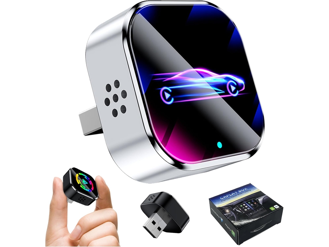Adaptador Inalámbrico Carplay 2 En 1 Plug Play, Para Iphone Y Android E Czhhmart