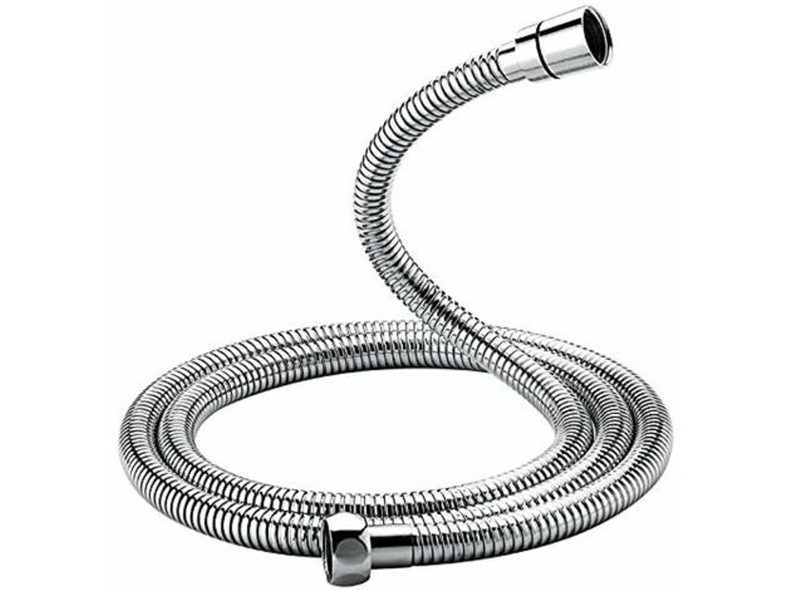 Manguera de ducha universal, antitorceduras, de acero inoxidable/cromada (G1/2 pulgada, 2 m)