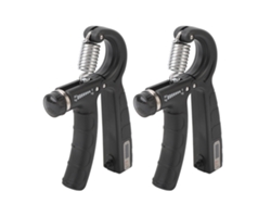 2 Piezas Entrenador De Fuerza De Agarre Ajustable Con Contador Resistencia 5-60kg Material Duradero