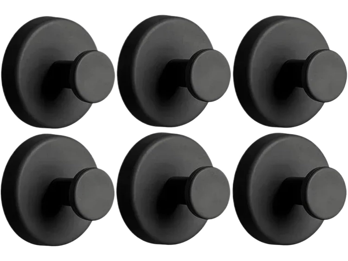 Topbathy Gancho De Pared Color Negro Para Ducha, Fácil Instalación