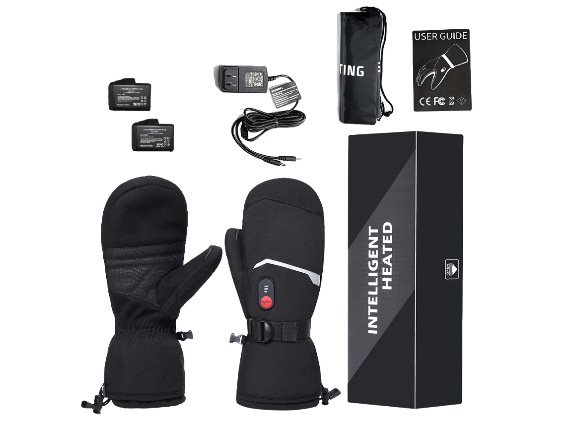 Guantes de invierno calefactables, temperatura ajustable, compatibilidad con pantalla táctil, S66e calefactables, M OEM