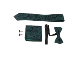 Conjunto De Corbata Y Pajarita Con Dos Pañuelos, Caja De Regalo Formal Para Hombre, 8 Cm