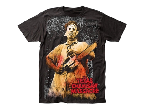 Camiseta ROCKINSTONE Vintage Leatherface Texas Chainsaw Massacre (XL)