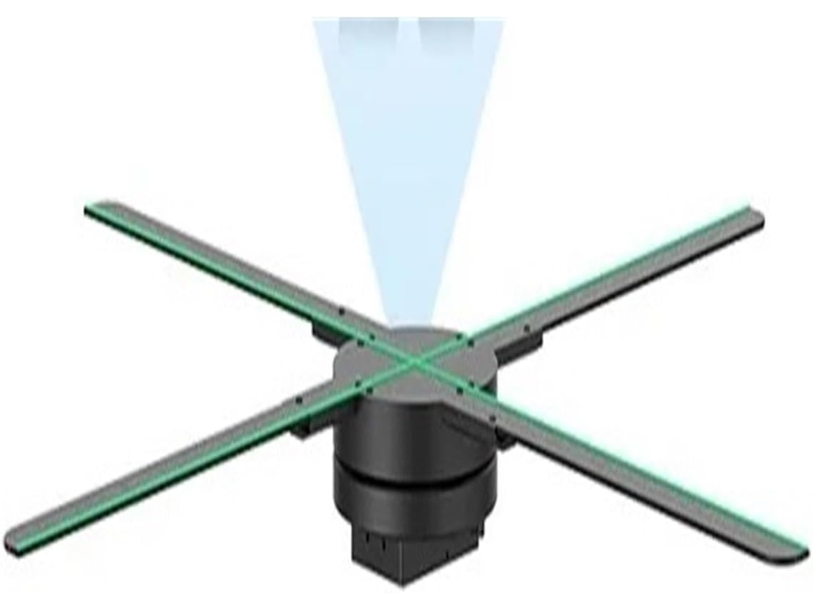 Para Empresas Y Comercios: Proyector De Ventiladores Con Hologramas 3d