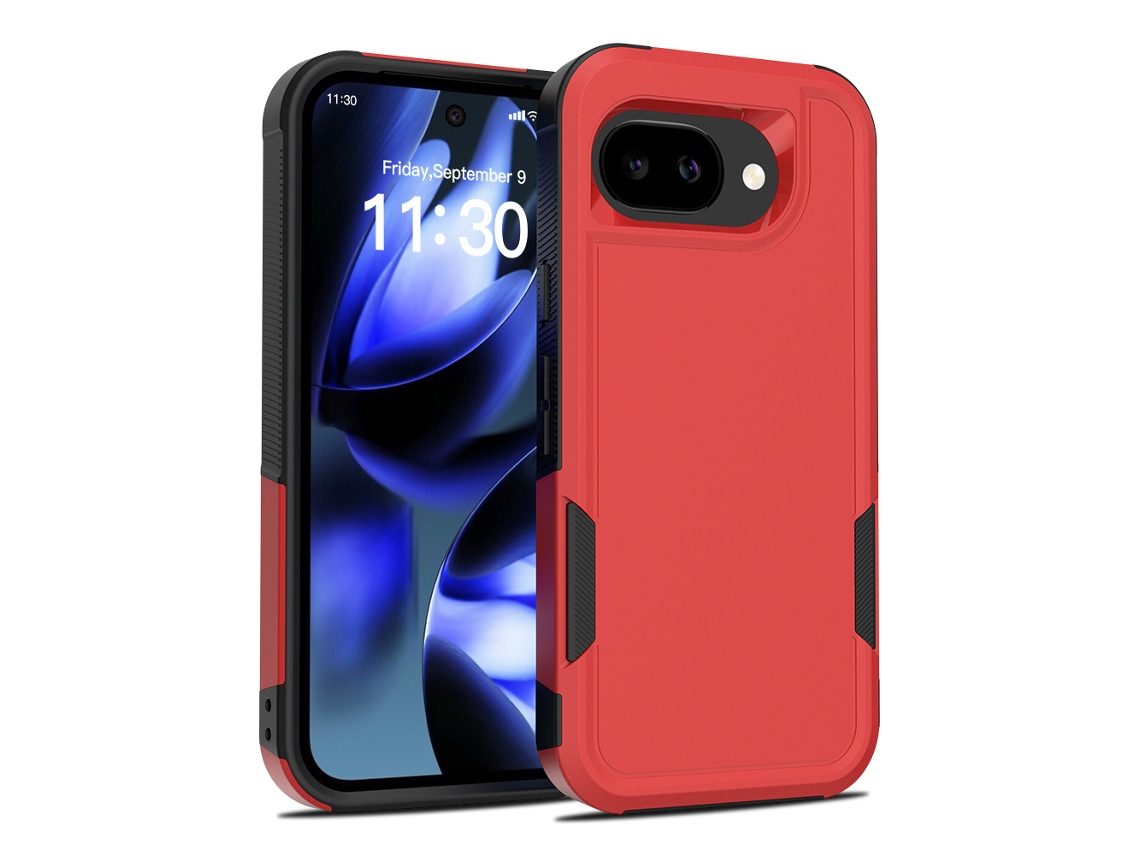 Compatível Com A Capa Para Celular Google Launch Armor.vermelho - Pixel 8