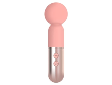 Mini vibrador de masaje con 9 modos de vibración para mujer (rosa) YIZHOOD