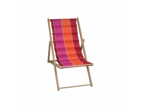 Tumbona JARDIN PRIVE Rojo Rayas 106 x 55 x 95 cm
