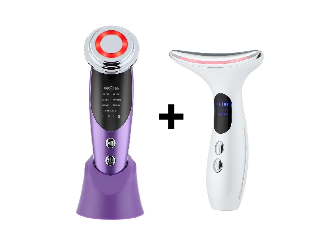 7combine1 - Instrumento de belleza multifuncional, dispositivo de rejuvenecimiento cutáneo con microcorriente Mdug