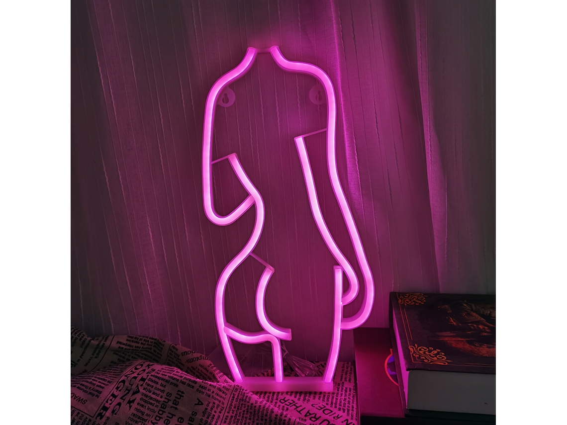2026-señora Luces Neones Led Para Decoración De Pared, Señal Led Neón Con Usb Y Batería Para Sala, Bar, Fiesta, Navidad, Boda