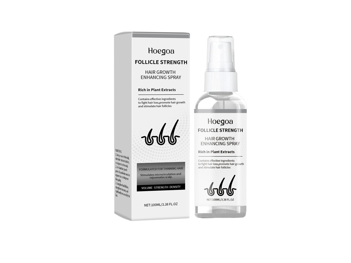Spray anticaspa y anticaída para el cuidado del cabello.