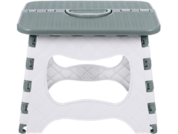 KOFIHETY Taburete plegable de almacenamiento seguro y duradero, ligero pero resistente, soporta hasta 136 kg, diseño antideslizante que garantiza un uso seguro