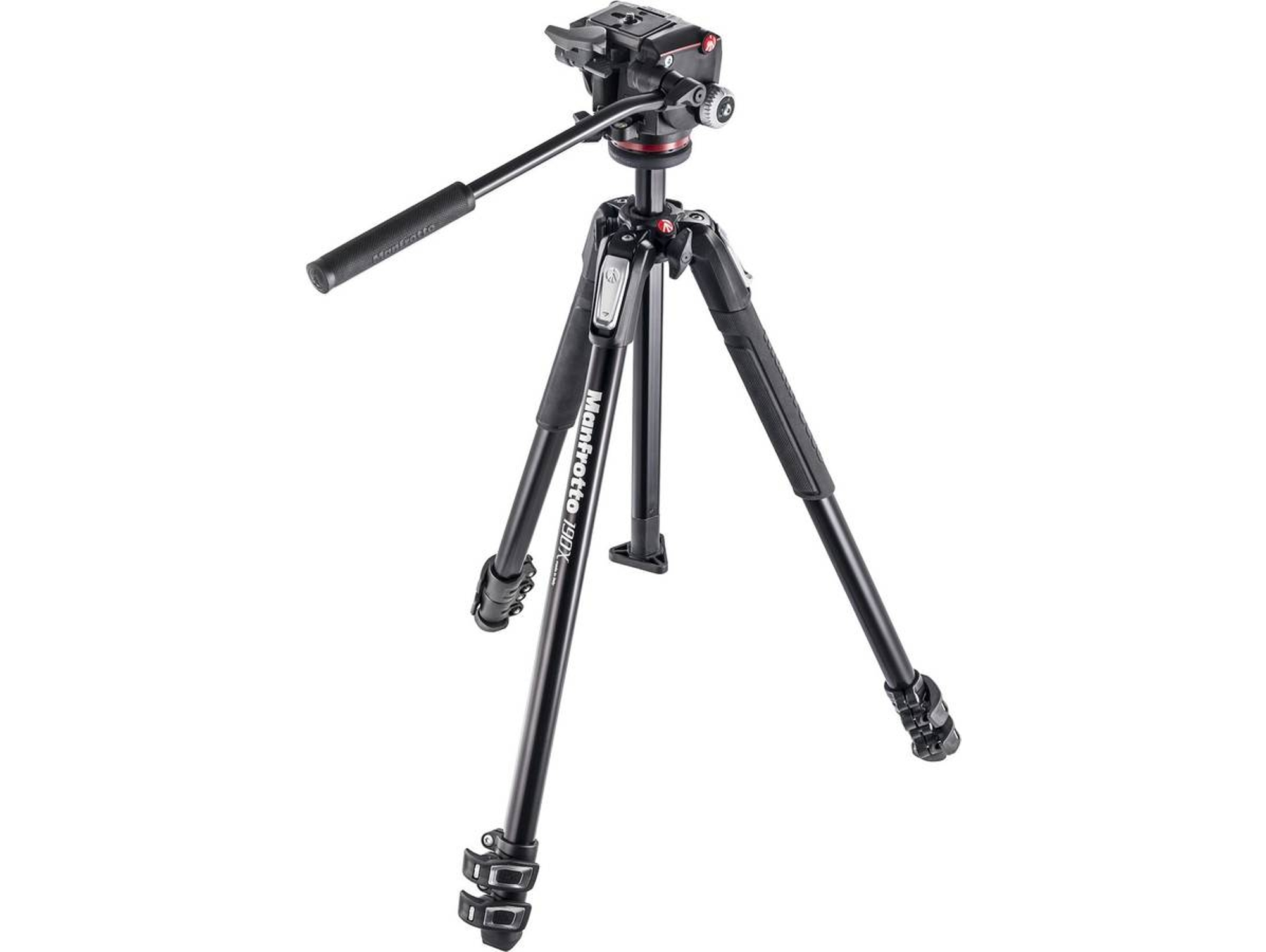 Kit Trípode MANFROTTO MK190X3-2W 3 secciones rótula 2 way fluida aluminio