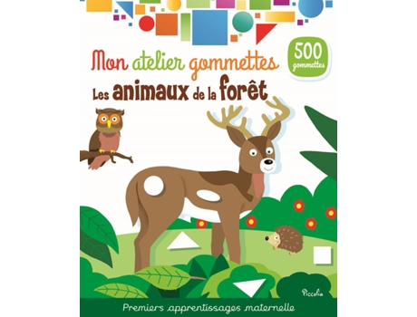 Colored Stickers Forest Animals PICCOLIA (2 años)