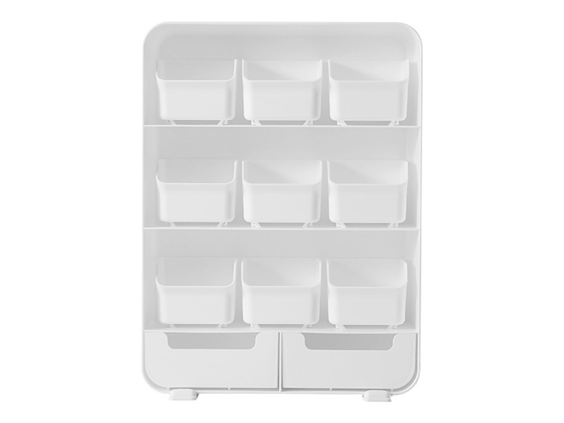 Caja De Almacenamiento De Escritorio De Plástico Con Cajones Multicapa, Organizador De Oficina Y Cosméticos.