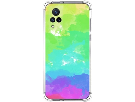 Carcasa Vivo V21 5G TUMUNDOSMARTPHONE Acuarela 03 Multicolor