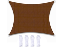 Vela De Sombra Rectangular Impermeable Resistente 2x2