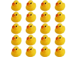 Patitos De Goma Pequeños, 20 Unidades, Juguetes De Baño, Decoraciones Para Fiestas De Cumpleaños Y Recuerdos De Fiesta.