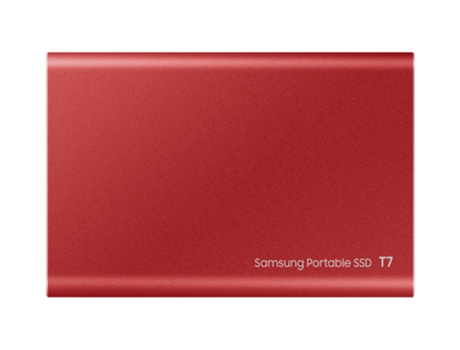 SSD Portátil Samsung T7 500 Gb Rojo