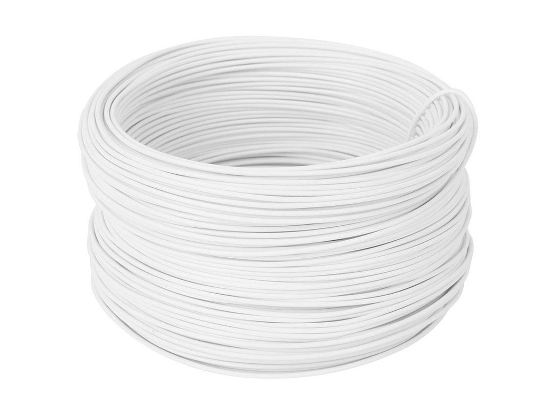 Tira de hierro galvanizado (sin marca), 100 m, tira de vidrio, blanca, 0,55 mm, material galvanizado