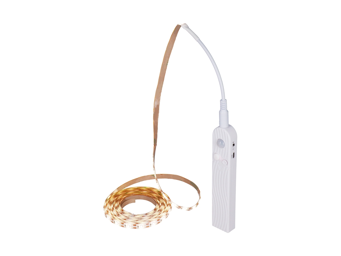 2026-tira De Luz Con Inducción Corporal 5v 3m 180led Impermeable Lámpara De Armario Luz Cálida Para Habitación