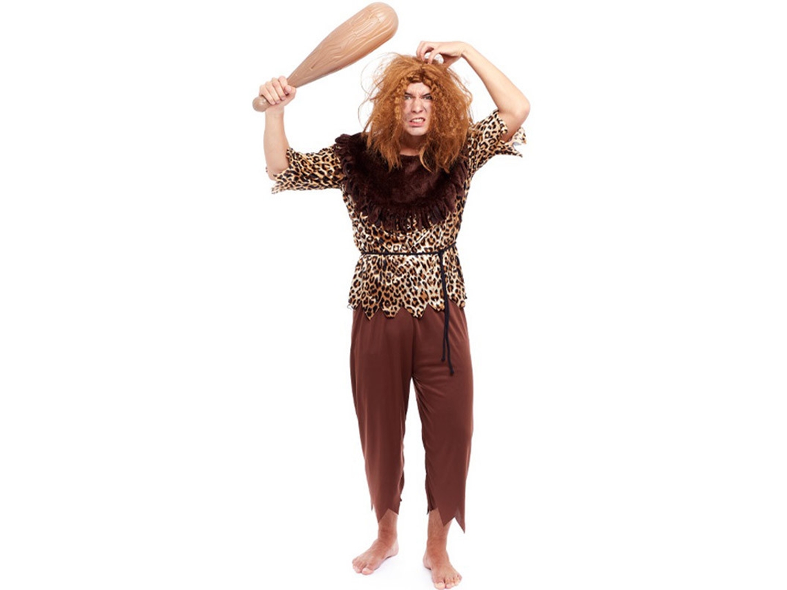 Disfraz de Hombre PARTILANDIA animal print cavernícola (Tam.: L)