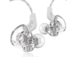 Fones De Ouvido Qkz Ak6 Hifi Esportivos Com Microfone 3.5mm Universal Para Corrida E Música
