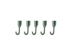 5 Organizadores De Pared Con Panel De Varilla Verde Para Espacios Organizados Y Decorados.