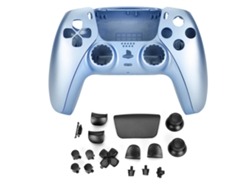 Reemplazo de botones y cubierta para mando de PS5 (accesorios para bricolaje) - Azul