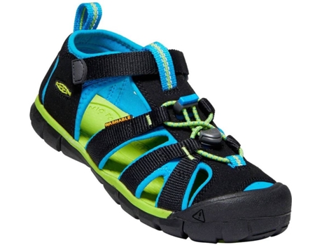 Sandálias Unisex KEEN Seacamp Ii Cnx Negro para Montaña (EU 27 - 28)