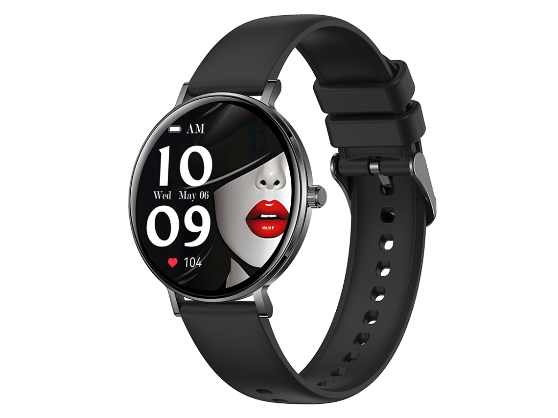 Reloj Inteligente I232 Con Pantalla Amoled De 132 Pulgadas Bluetooth Llamadas Monitor De Actividad Física Y Frecuencia Cardíaca Negro.