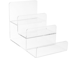 Organizador de billetera de acrílico con 3 niveles y 5 cm de altura - Multifuncional para organizar